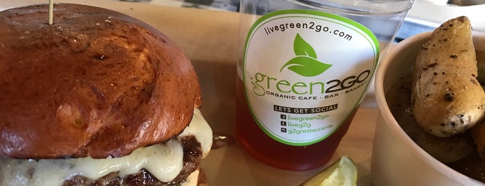 green2Go Burgers Salads & Bowls - Brea is one of Places to try.