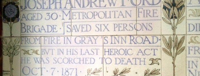 Postman's Park is one of 1000 Things To Do In London (pt 4).