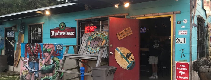 Jump's tiny tavern is one of Port Canaveral.
