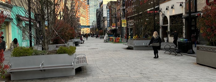 Newark Avenue Pedestrian Plaza is one of To Try: Jersey Restaurants.