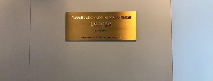 American Express Lounge by Pontus is one of American Express Lounges.
