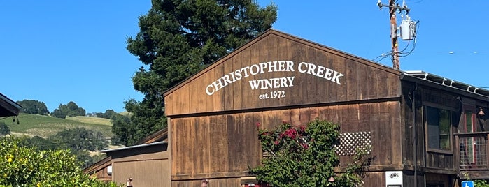 Christopher Creek Winery is one of Healsburg.