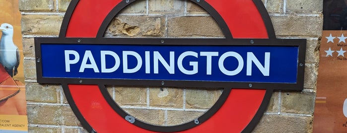 Paddington London Underground Station (District, Circle and Bakerloo lines) is one of 🍴🍝.