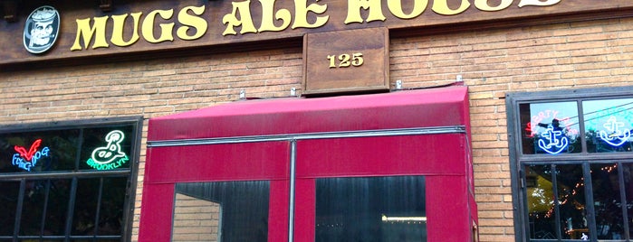 Mugs Ale House is one of สถานที่ที่บันทึกไว้ของ Kristi.