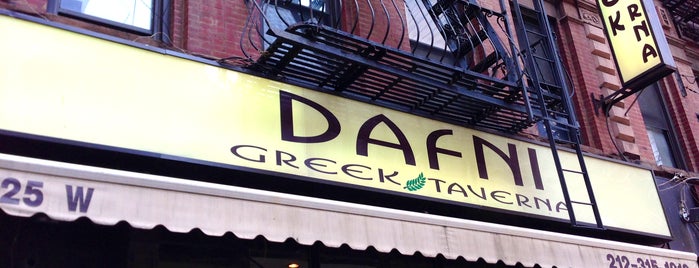 Dafni Greek Taverna is one of Hell's Kitchen, NYC.