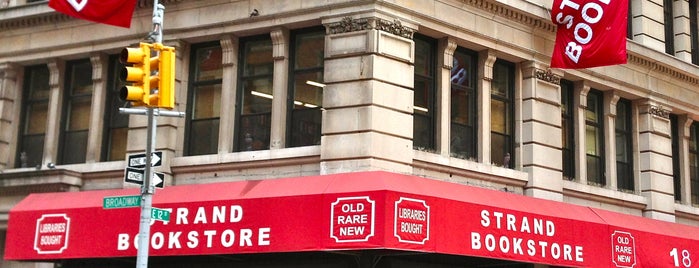 Strand Bookstore is one of NY.