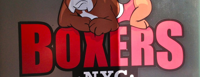 Boxers NYC is one of Eli'nin Kaydettiği Mekanlar.