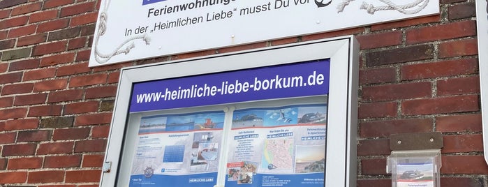 Heimliche Liebe is one of Borkum Highlights.
