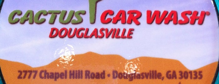 Cactus Car Wash Douglasville is one of Tempat yang Disukai Lateria.
