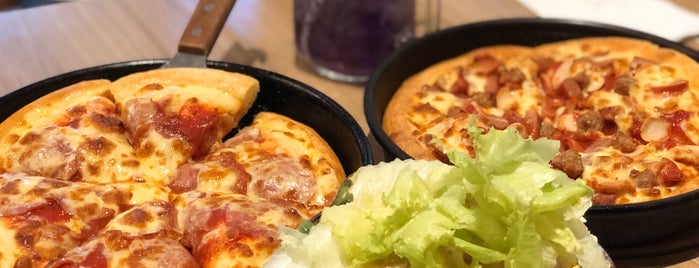 Pizza Hut is one of I love eating Pizza & Pasta.