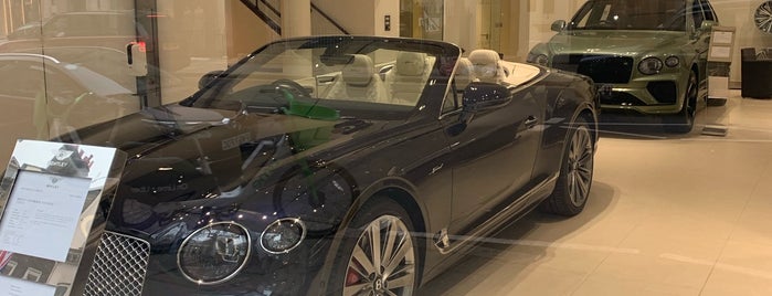 Jack Barclay - Rolls Royce/Bentley is one of Mayfair Haunts.