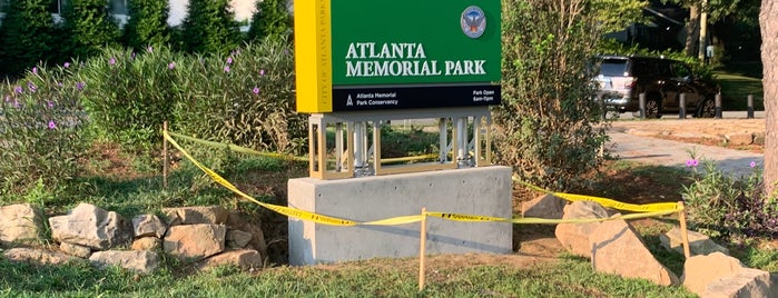 Atlanta Memorial Park is one of Places to walk, run and hike around Atlanta.