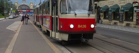 Veletržní palác (tram) is one of Tramvajové zastávky v Praze (díl druhý).