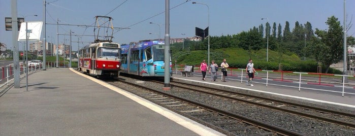 Bulovka (tram) is one of Tramvajové zastávky v Praze (díl první).