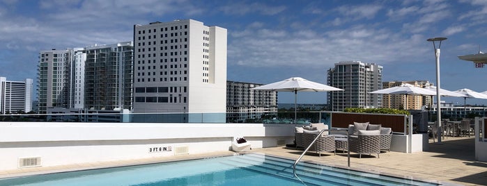 Rooftop Pool At The Art Ovation Hotel is one of Sarasota Specials.
