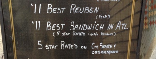 Reuben's Deli is one of The 15 Best Places for Corned Beef in Atlanta.