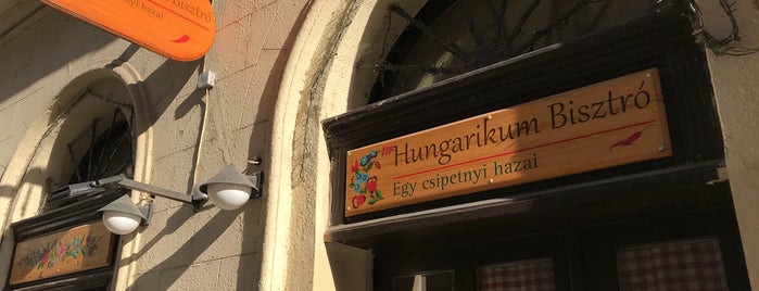 Hungarikum Bisztró is one of Budapest.