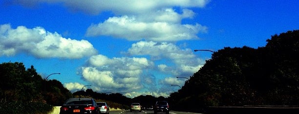 Northern State Parkway at Exit 42 is one of Long Island highways and crossings.