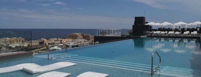 Rooftop Pool - The George Hotel is one of Best of Malta.
