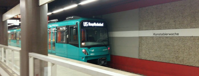 S+U Konstablerwache is one of Bahnhöfe.