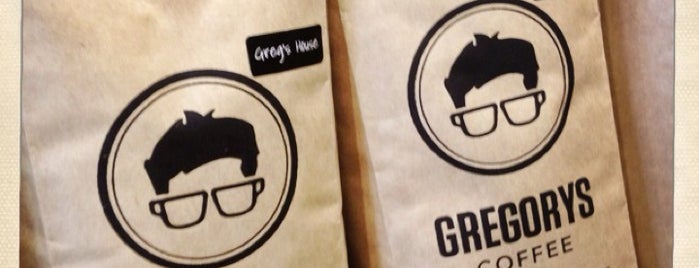 Gregorys Coffee is one of Coffee shops NY.