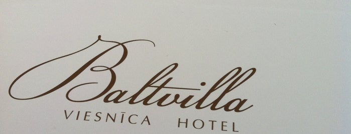 Hotel Baltvilla is one of Dienas Draugi.