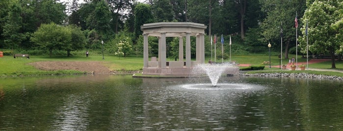 Congress Park is one of Saratoga Springs.
