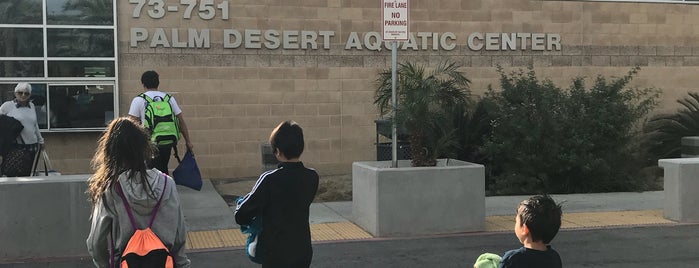 Palm Desert Aquatic Center is one of Mom Springs🌴.