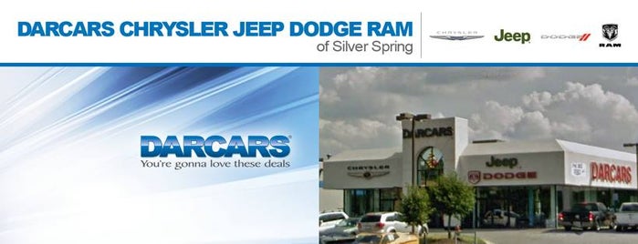 DARCARS Chrysler Jeep Dodge Ram Silver Spring is one of DARCAR Locations.