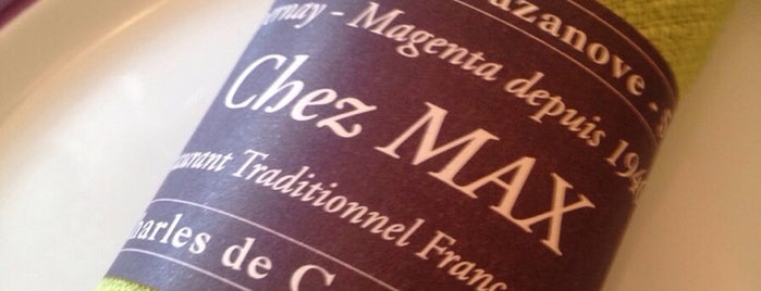 Chez Max is one of The Champagne region of Epernay, France.
