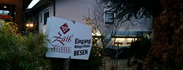 Weingut Zaiß is one of Restaurants.