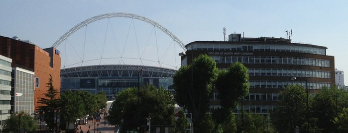 Wembley Stadium is one of London inspirations.