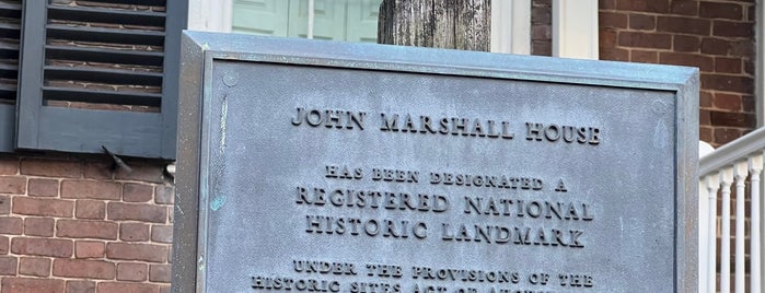 John Marshall House is one of VA.