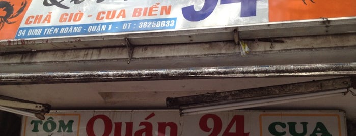 Quan 94 - Dac san cua bien is one of CrazyAzn's guide to Ho Chi Minh City's hot spots!.