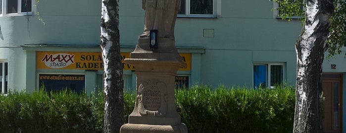 Socha sv. Jana Nepomuckého is one of Luhačovice.