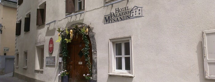 Musik & Kulturhotel Palazzo Mÿsanus is one of Top 10 favorites places in St. Gallen.