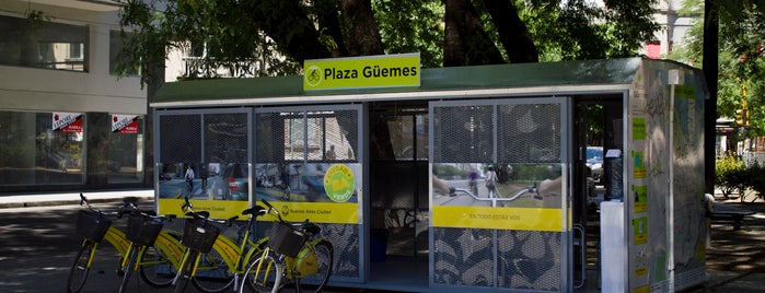 Estación 25 - Plaza Güemes [Ecobici] is one of Estaciones de Ecobici de la Ciudad de Buenos Aires.