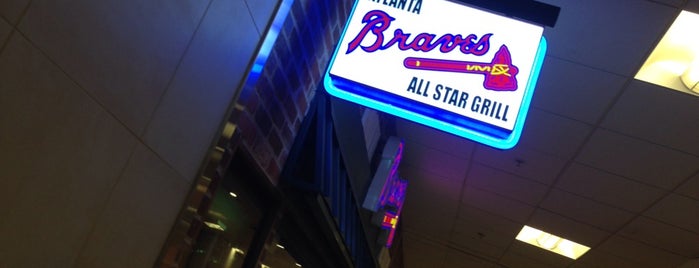 Atlanta Braves All-Star Grill is one of Johnさんのお気に入りスポット.