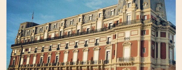 Hôtel du Palais is one of NYT: 36 Hours in Biarritz.