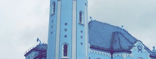 Chiesa di Santa Elisabetta (La Chiesa Blu) is one of Bratislava, Slovakia.