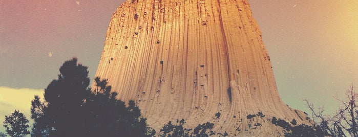 Devils Tower National Monument is one of america the beautiful.
