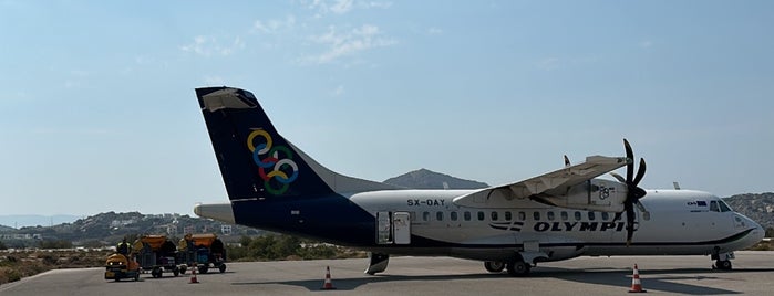 Naxos National Airport (JNX) is one of Aeroportos.
