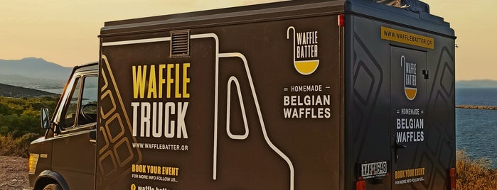 WAFFLE BATTER is one of Cafes, Bars.