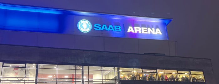 Saab Arena is one of Lieux qui ont plu à Bea.