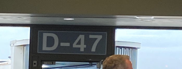 Gate D46/47 is one of MKE.