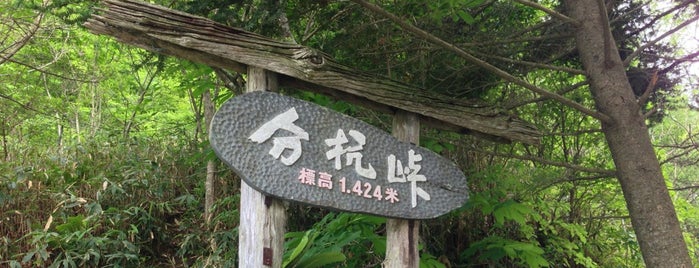 分杭峠 is one of 国道152号.