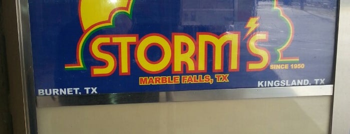 Storm's Drive-In Restaurant - Marble Falls is one of Marble Falls Eatin'.