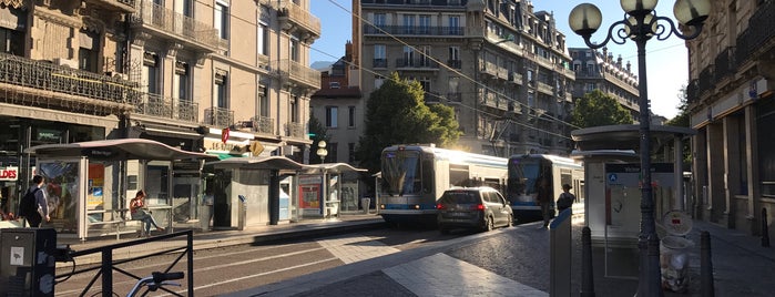 Station Victor Hugo ⒶⒷ is one of Top 10 favorites places in Grenoble, France.