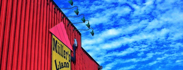 Miller's Llano Smokehouse is one of Eat Here.