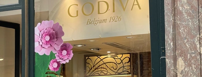 Godiva is one of Brussels, Belgium.